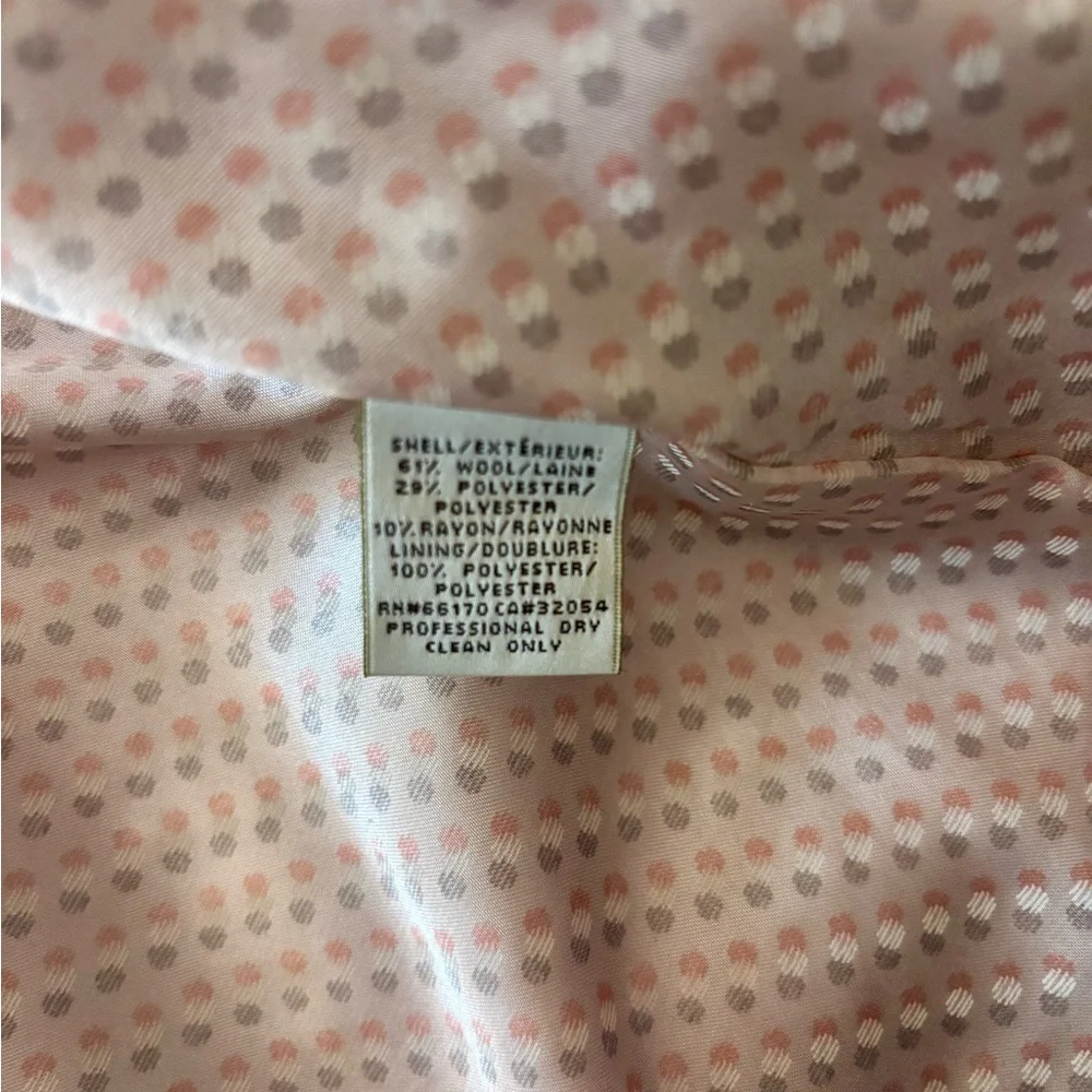 NWOT Anthropologie Elevenses Coral Toggle Jacket Size 2